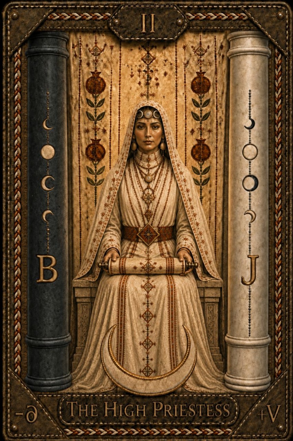 II The High Priestess — the image of memory corresponding to the Moon